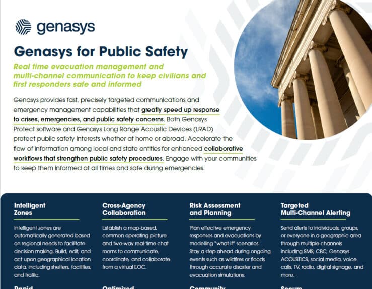 Genasys for Public Safety Brochure