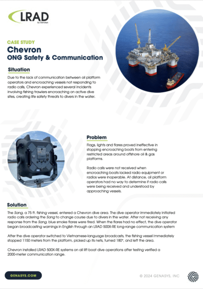 Chevron – Maritime Safety – Oil & Gas