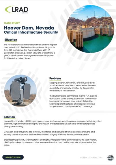 Hoover Dam, Nevada – Critical Infrastructure