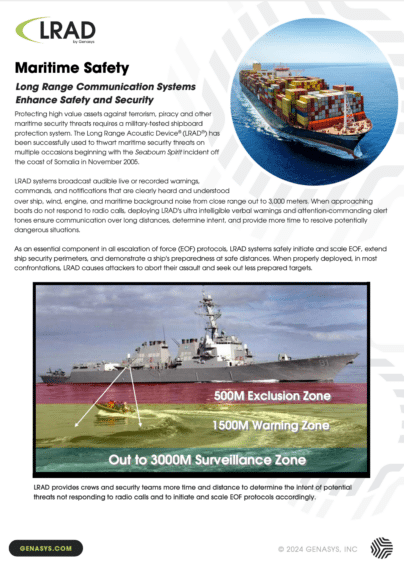 LRAD – Maritime Safety