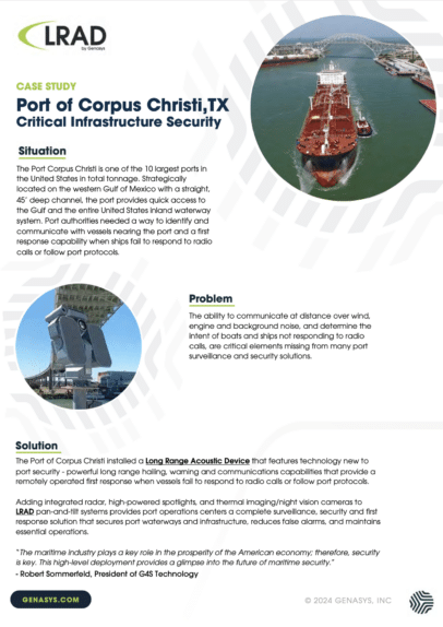 Port of Corpus Christi, Texas – Critical Infrastructure