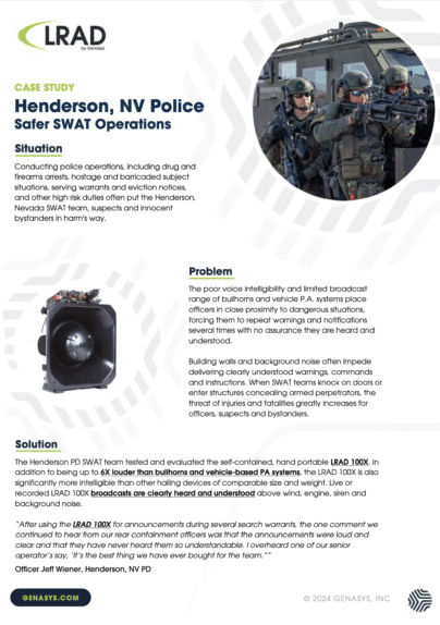Henderson, NV – Law Enforcement – SWAT
