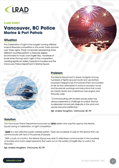 Vancouver, BC – Law Enforcement – Marine Unit