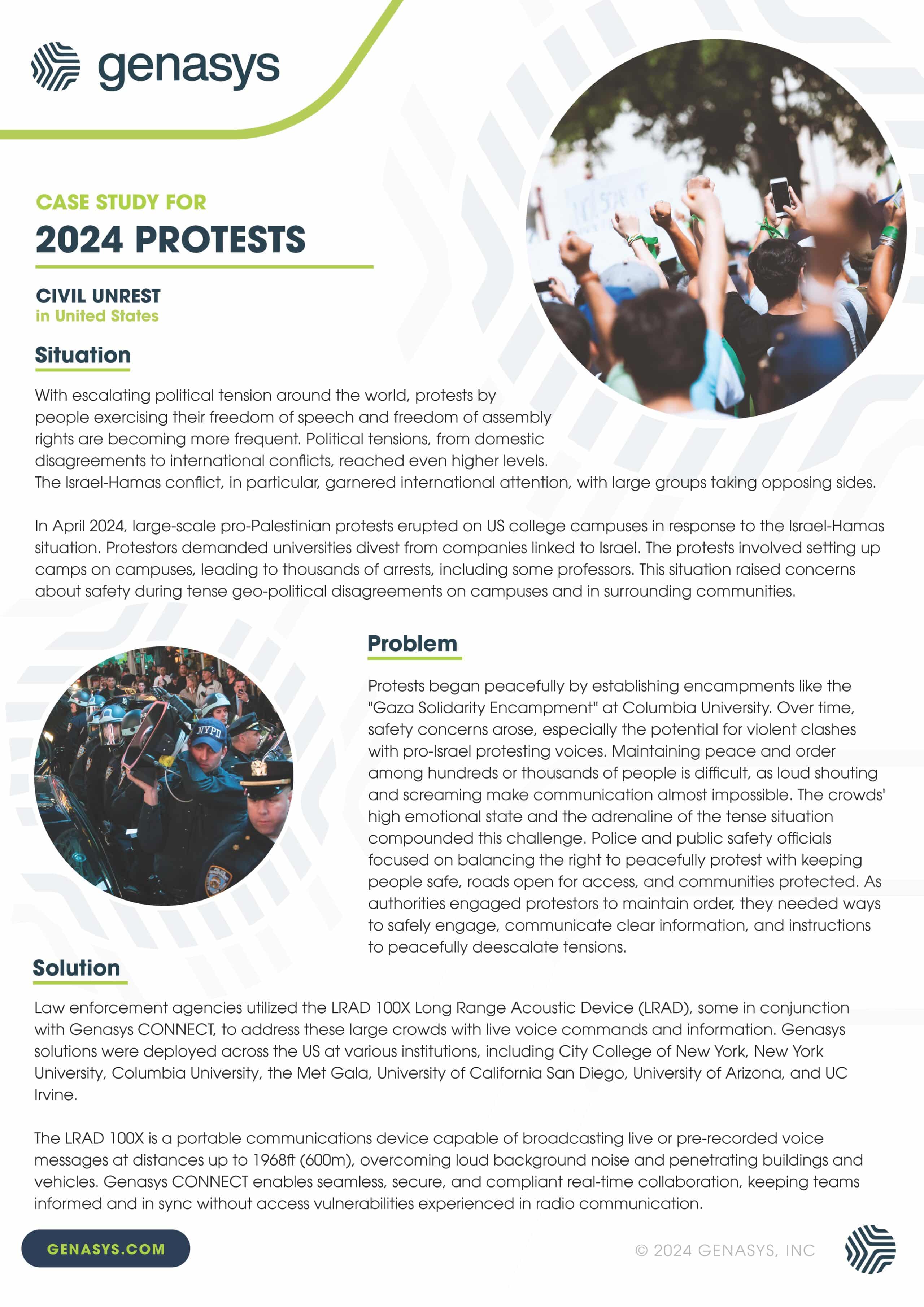 United States – 2024 Political Protests