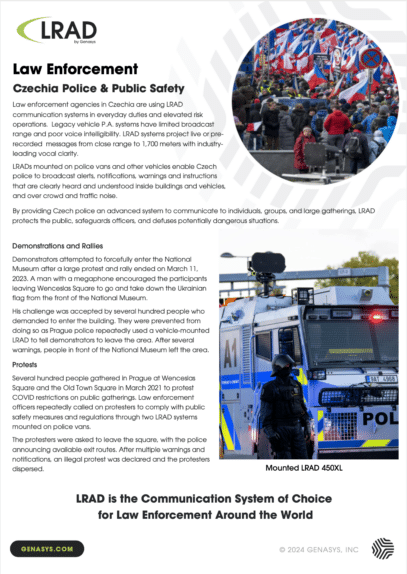 Czechia Police – Public Safety Applications