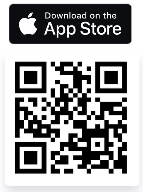 The Apple Store logo with a QR code to take you to the Genasys Protect App