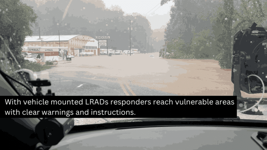 Asheville, NC PD LRAD Use During Hurricane Helene Evacuations
