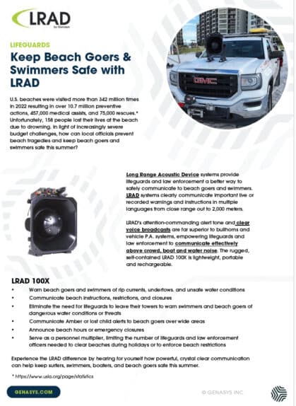 LRADs Helping Lifeguards Save Lives