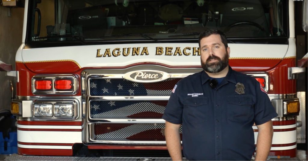 Brendan Manning, Emergency Operations Coordinator, Laguna Beach, CA - Video