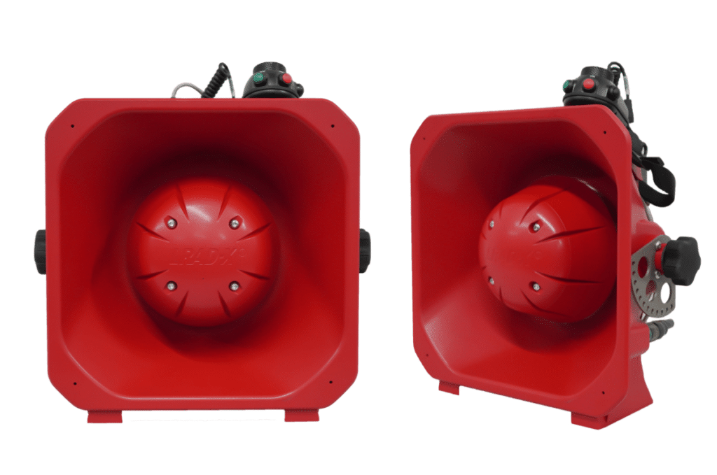 LRAD speakers designed for fire rescue.