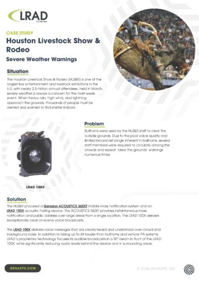 Houston – Event Communications – Severe Weather