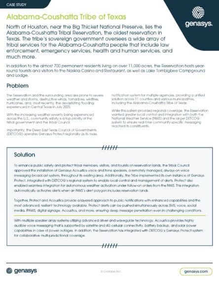 Alabama-Coushatta Tribal Reservation – United States