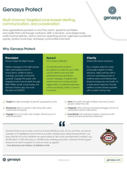 Genasys Protect Brochure