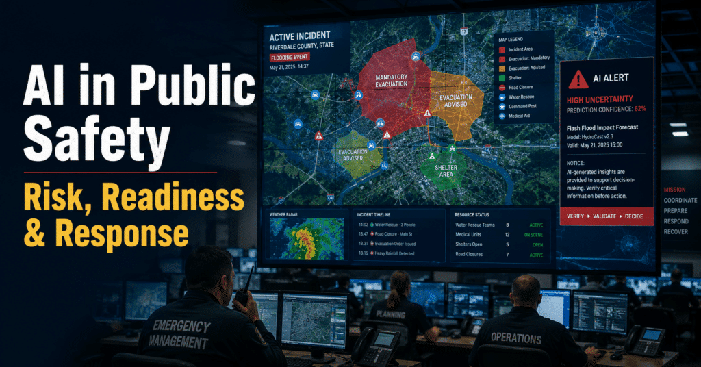 AI in Public Safety: Risks, Readiness, and Response
