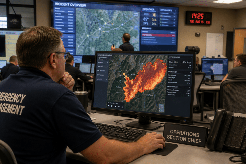 Is it Really Possible for AI Simulation and Modeling Technology to Inform Emergency Management? 