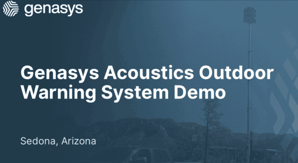 Genasys Acoustics Demonstration – Sedona, AZ